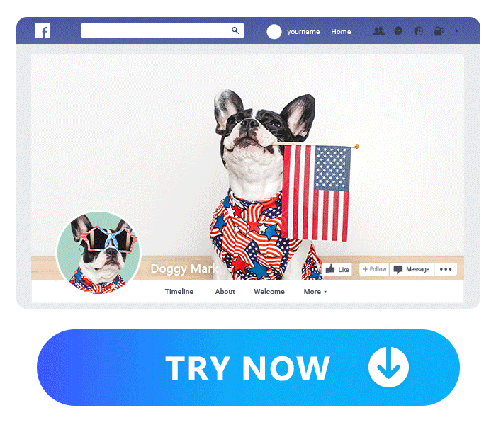 4th of July themes for PFP and social media by Promeo
